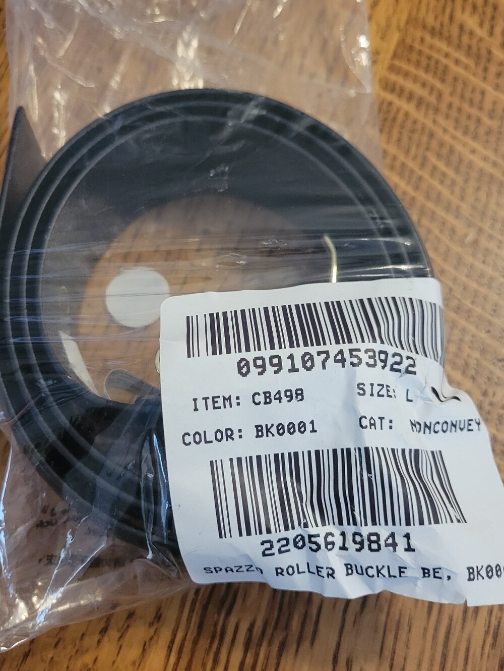 J. Crew Wide Spazzolato Leather Rollerball Buckle Belt - black - Picture 11 of 11